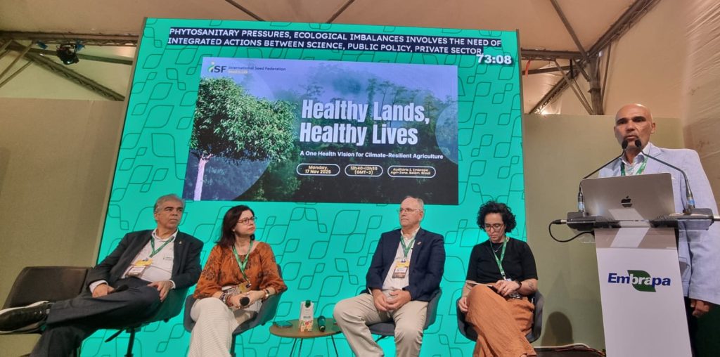 ISF panel discussion on seed health as part of one health at COP30 in Brazil